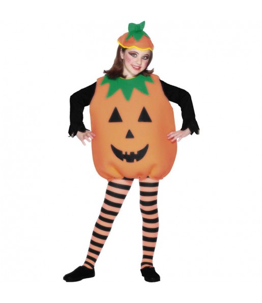 Costume da zucca di halloween per bambino