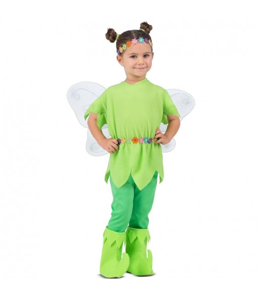 Costume da Fata verde Campanellino per bambina