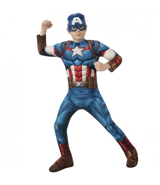 Costume da Capitan America classic per bambino