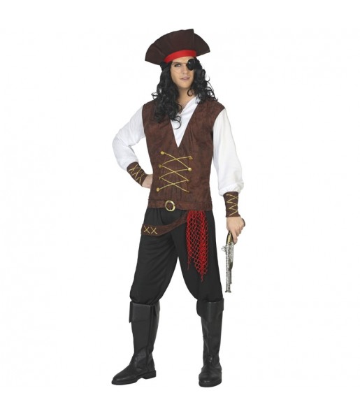 Costume da Capitano nave pirata per uomo