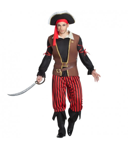 Travestimento Capitano Pirata adulti per una serata in maschera