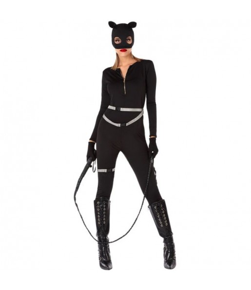 Travestimento Catwoman Gotham donna per divertirsi e fare festa