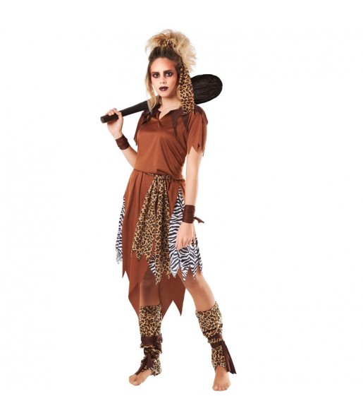 Costume da Troglodita dell'età della pietra per donna