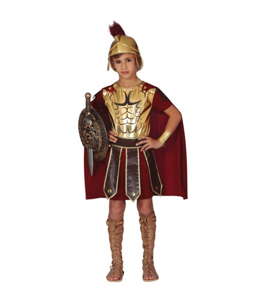 Costume da Centurione romano bordeaux per bambino