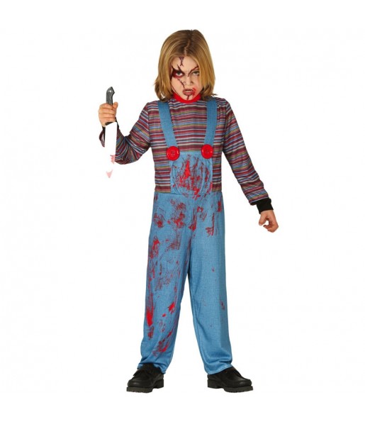 Costume da Chucky la bambola insanguinata per bambino