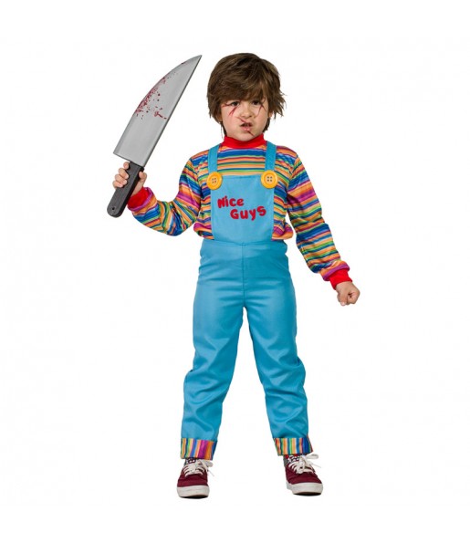 Travestimento Bambola Assassina Chucky bambini per una festa ad Halloween