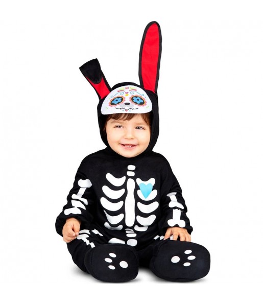 Costume da Coniglietto del giorno dei morti per neonato