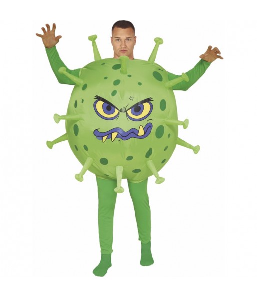 Costume da Coronavirus gonfiabile per adulto