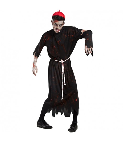 Costume da Sacerdote zombie per uomo