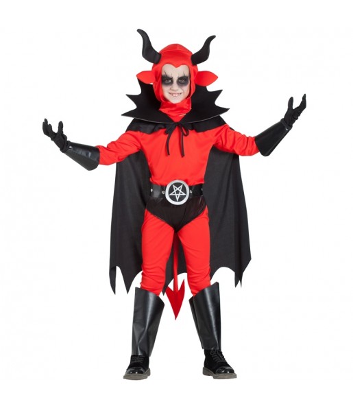 Travestimento Demone Lucifero bambini per una festa ad Halloween