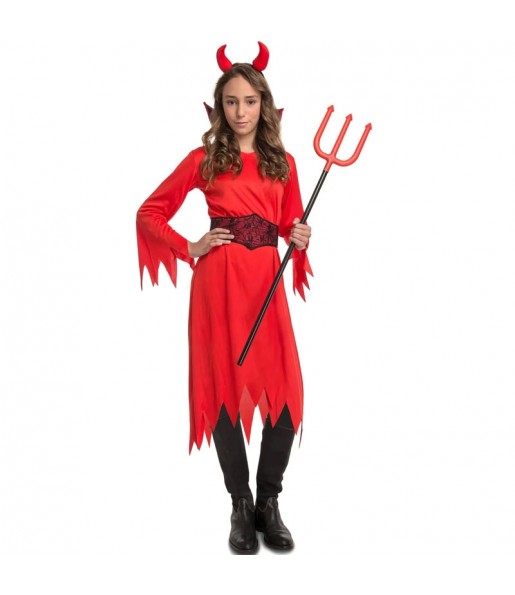 Costume da Diavolessa dell’Inferno per bambina