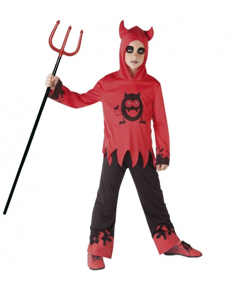 Costume da Diavolo con occhi mobili per bambino