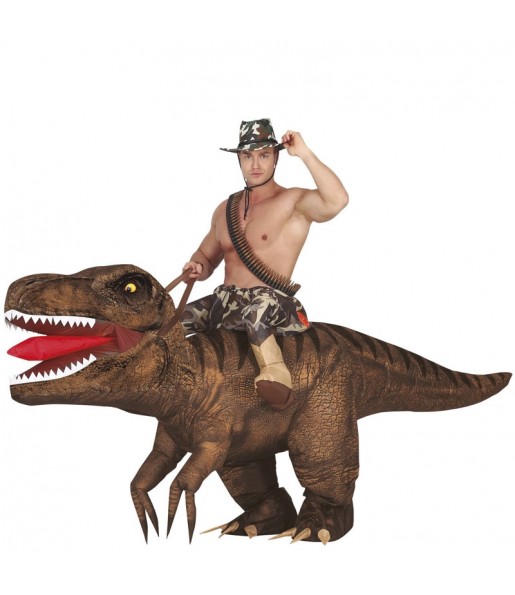 Costume da Dinosauro T-Rex gonfiabile per adulti
