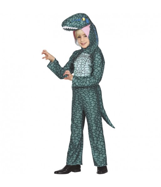 Costume da dinosauro rapace per bambino