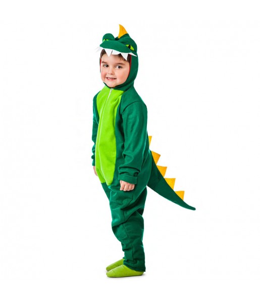 Travestimento Dinosauro Verde bambino che più li piace