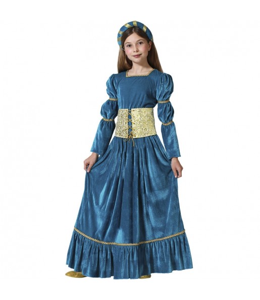 Costume da Donna medievale per bambina