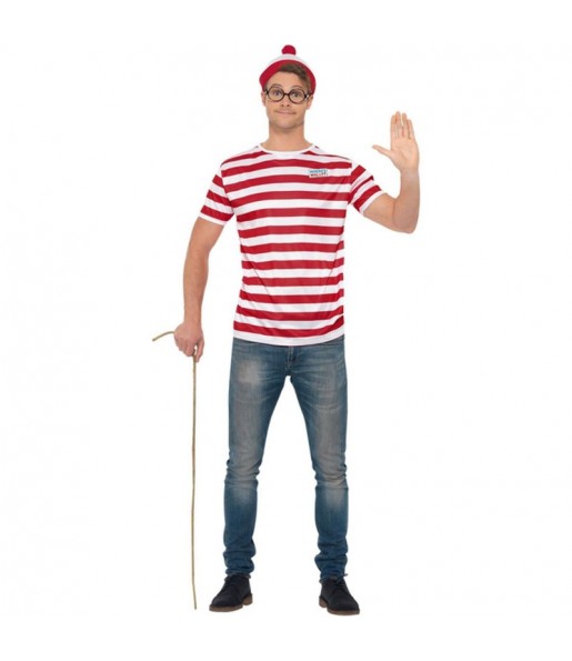 Costume da Dov'è Wally per uomo