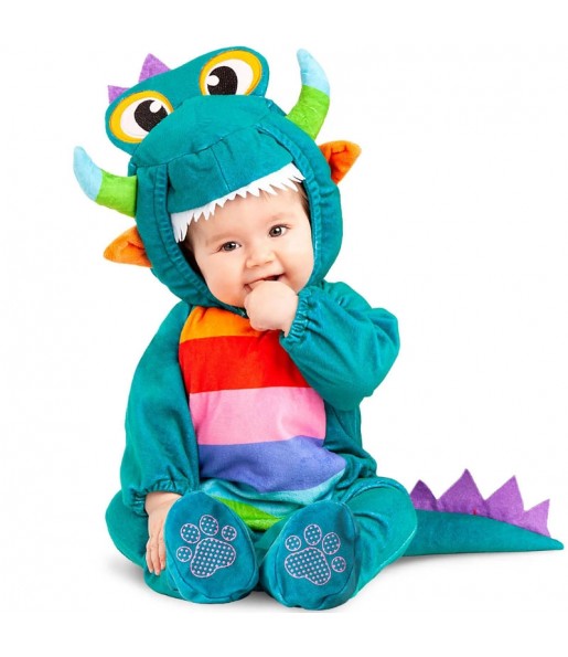 Costume da Drago con coda per neonato