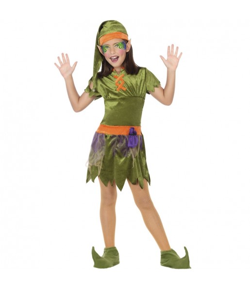 Costume da Elfa del bosco per bambina