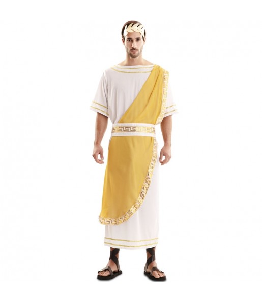 Costume da Imperatore Romano dorato per uomo