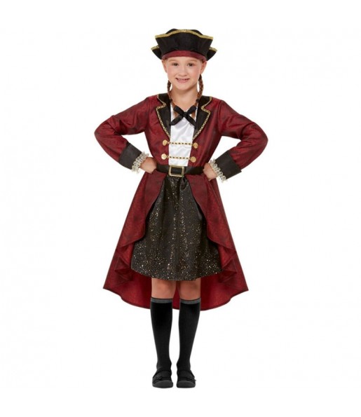 Costume da Spadaccino pirata per bambina