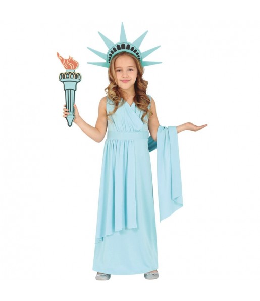 Costume da Statua della Libertà per bambina