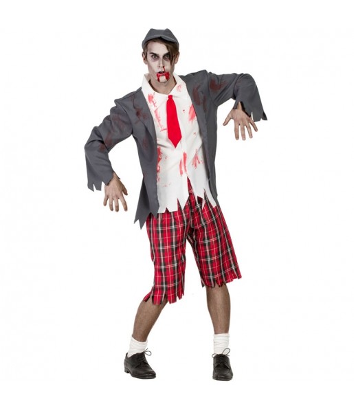 Travestimento Studente zombi adulti per una serata ad Halloween