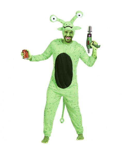 Costume da Alieno Verde per uomo 