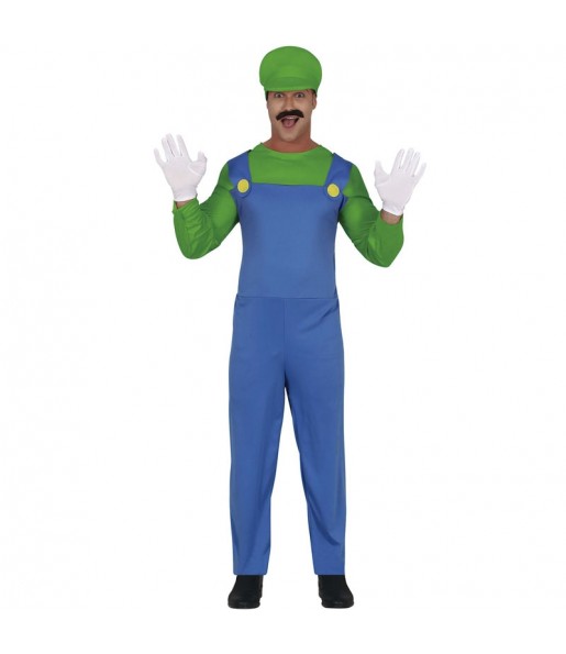 Costume da Super Luigi per uomo 