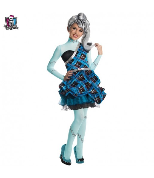 Vestito Frankie Stein Sweet Monster High bambine per una festa ad Halloween