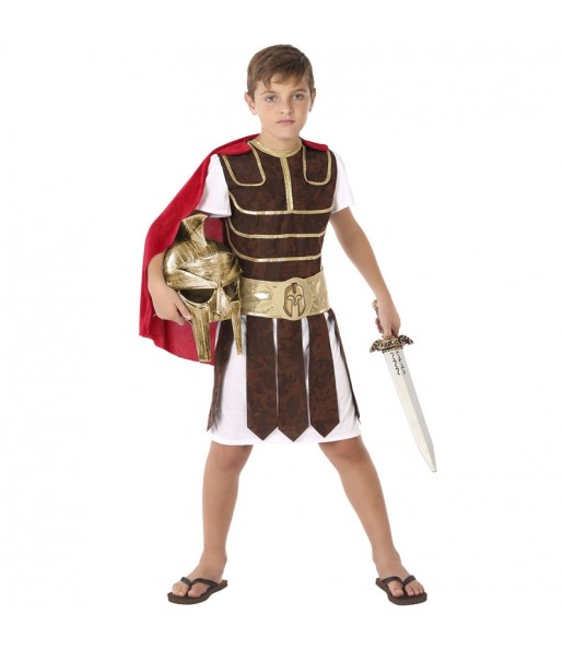 Costume da Gladiatore romano spartano per bambino