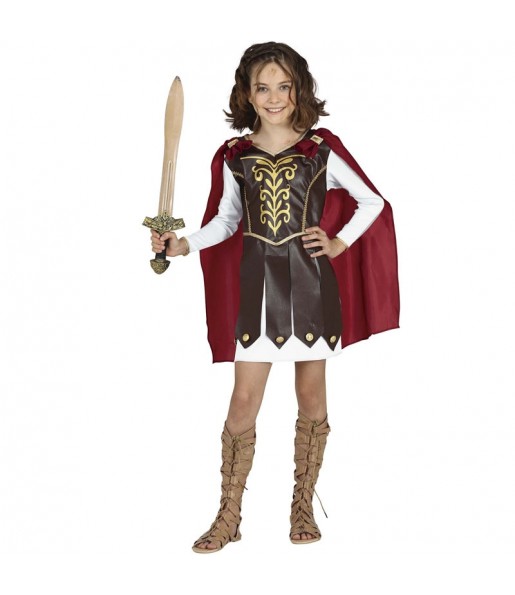 Costume da Gladiatore Spartana per bambina
