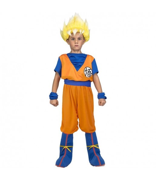 Travestimento Goku Super Saiyan Dragon Ball bambino che più li piace