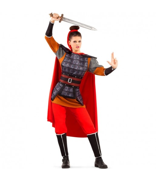Costume da guerriera Mulan per donna