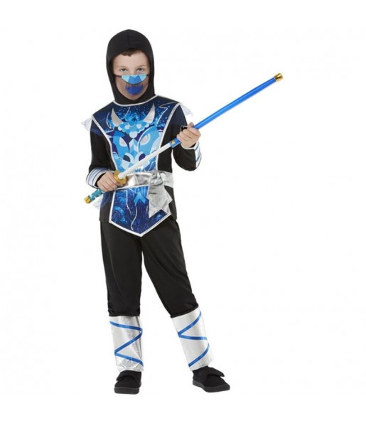 Costume da Guerriero Ninja Blu per bambino