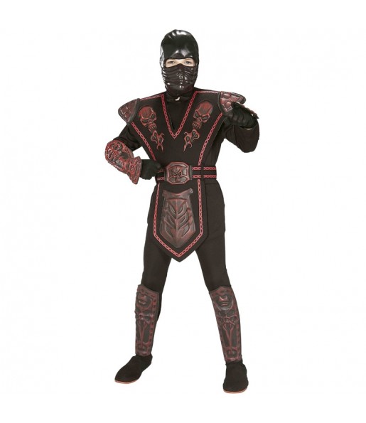 Costume da Guerriero ninja rosso per bambino