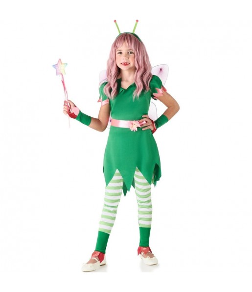 Costume da Fata Campanellino verde per bambina