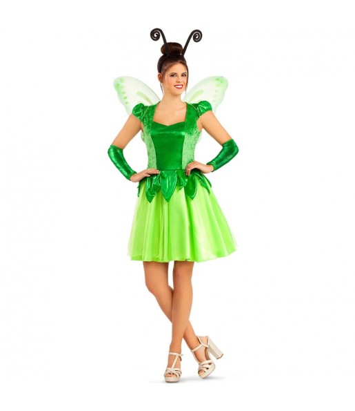Costume da Fata verde della foresta per donna