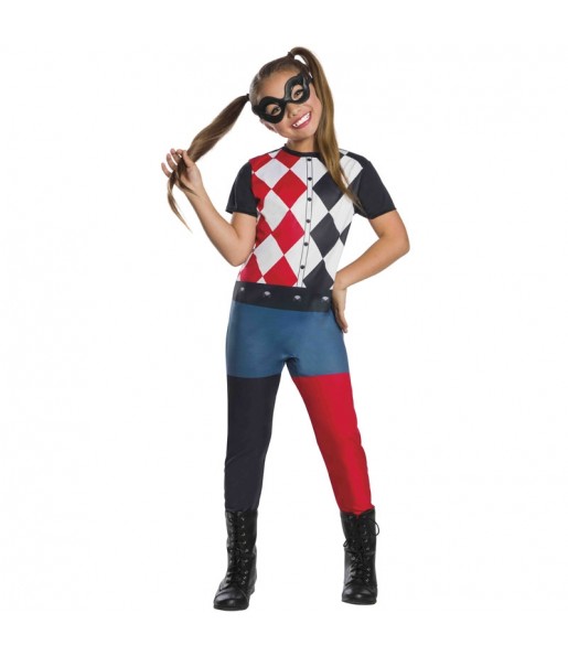 Costume da Harley Quinn classica per bambina