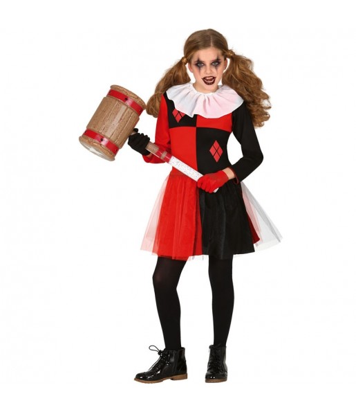 Costume da Harley Quinn cosplay per bambina