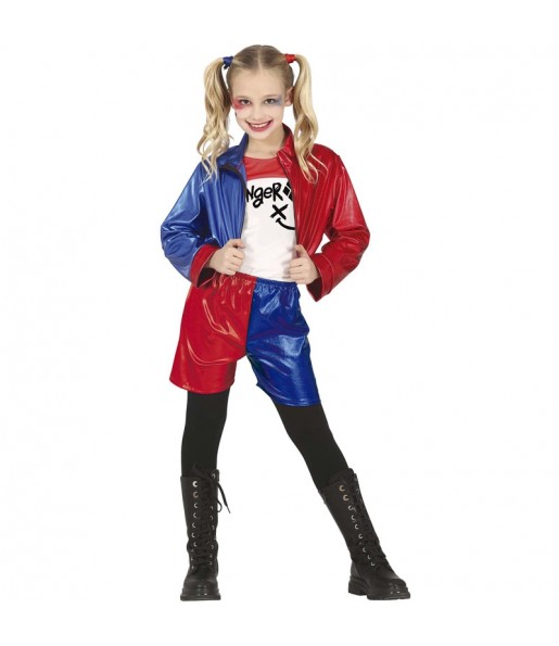 Costume da Harley Quinn Suicide Squad per bambina