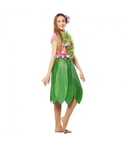 Costume da Hawaiana Gialla per donna