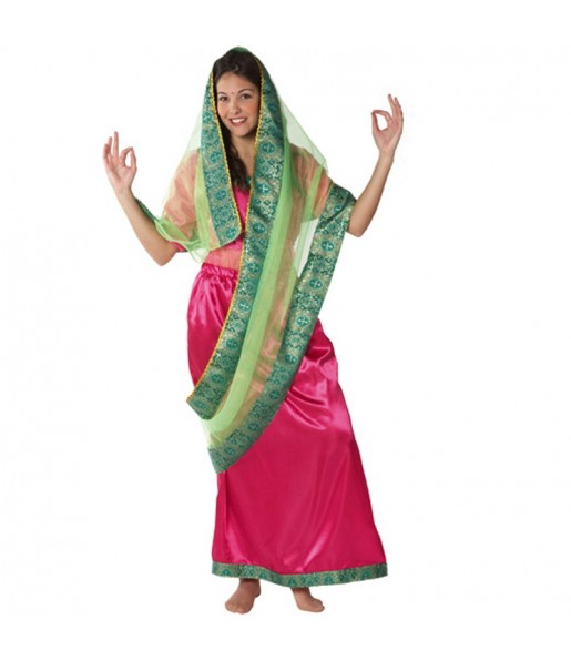 Travestimento Sari Indù donna per divertirsi e fare festa