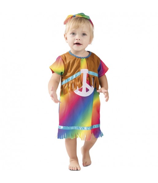Costume da Hippie di pace per neonato