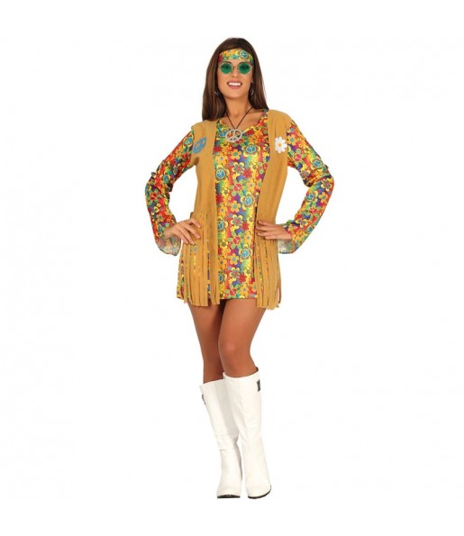 Costume da Hippie Flowers per donna