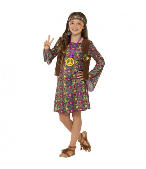 Travestimento Hippie Folk bambina che più li piace