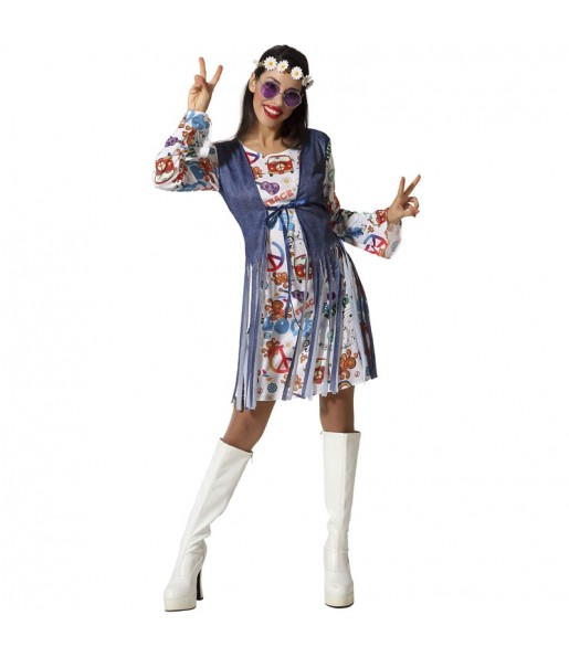 Costume da Hippie Peace per donna