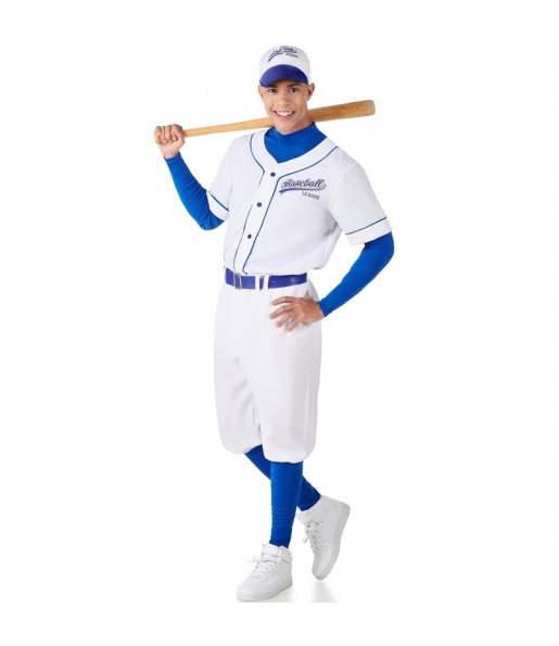 Costume da Giocatore di baseball blu per uomo