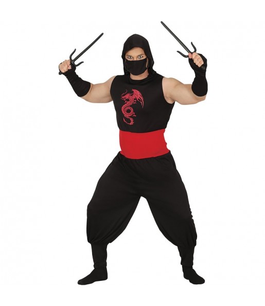 Costume da Combattente Ninja per uomo