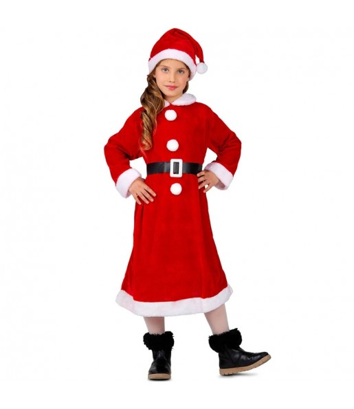 Costume da Babbo Natale a buon mercato per bambina